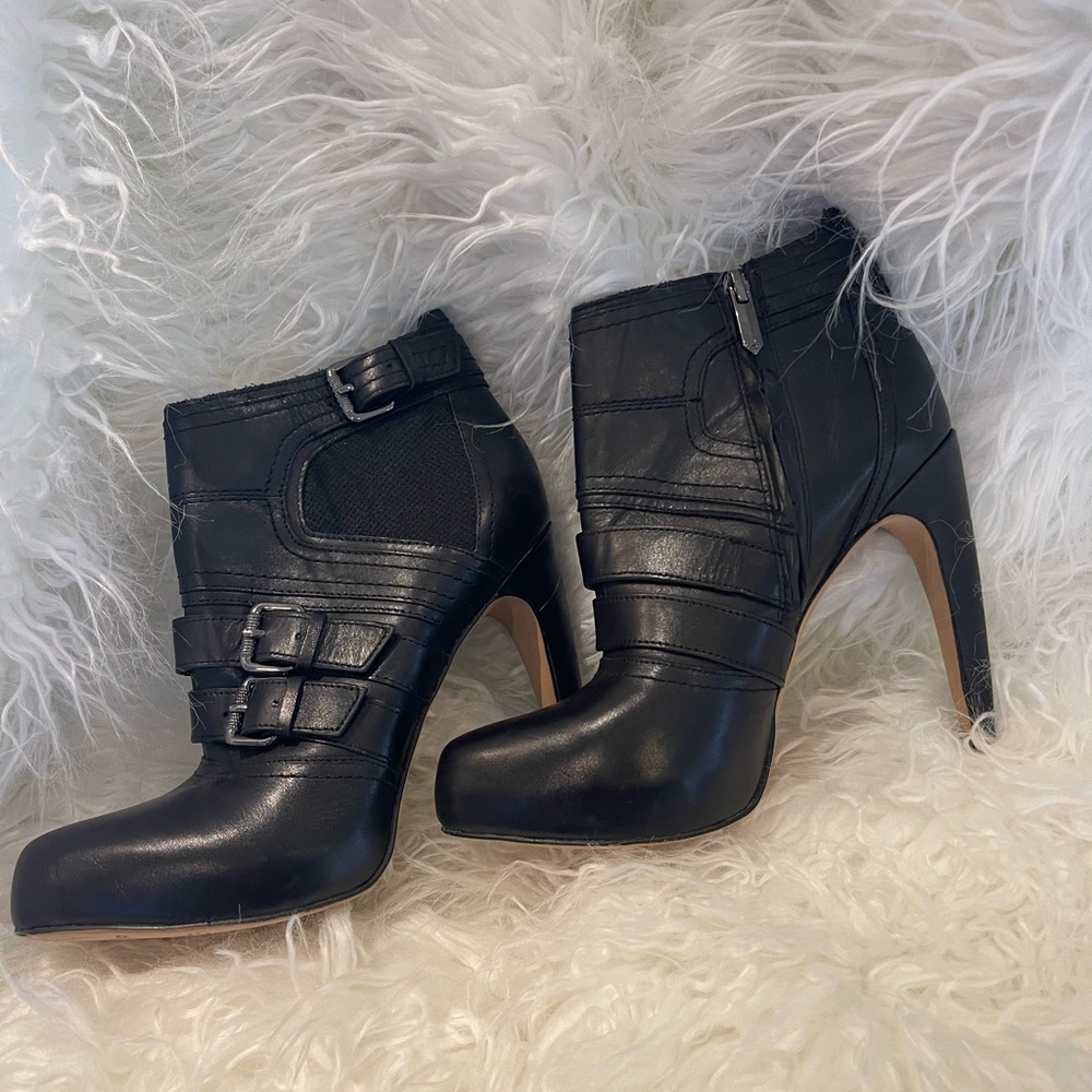 Sam Edelman Black Stiletto Ankle Booties